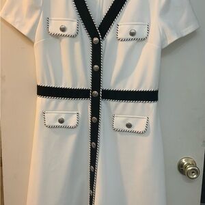 Karl Lagerfeld Black and White Dress